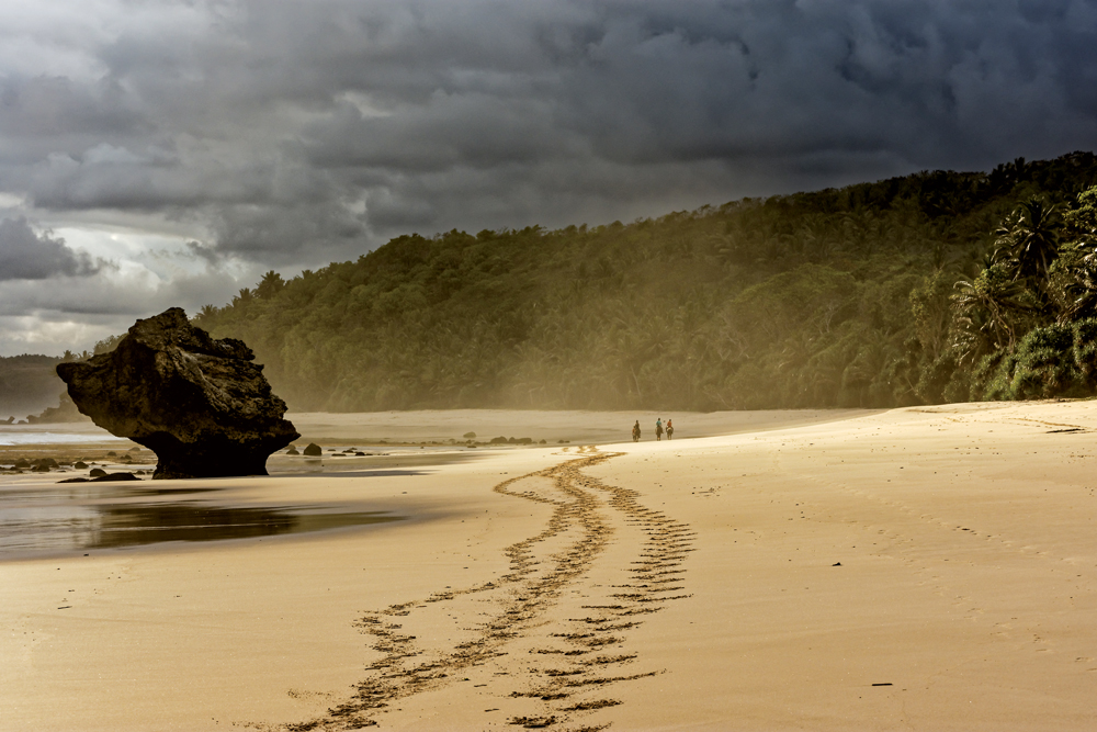 Enjoy romantic walks along the 2.5-kilometre-long beach